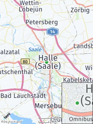 Here Map of Halle