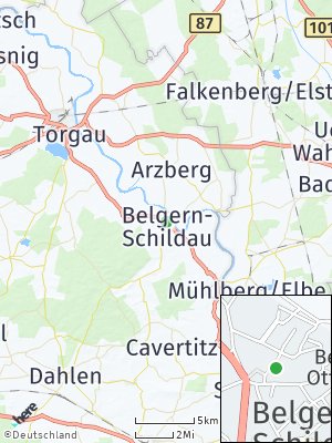 Here Map of Belgern bei Torgau