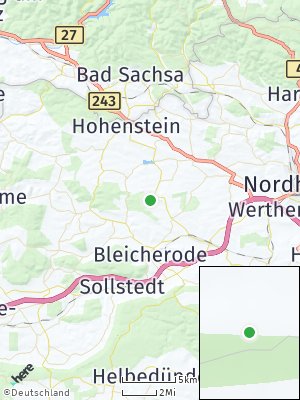 Here Map of Hohenstein bei Nordhausen