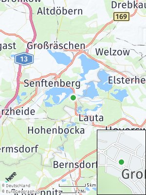 Here Map of Großkoschen