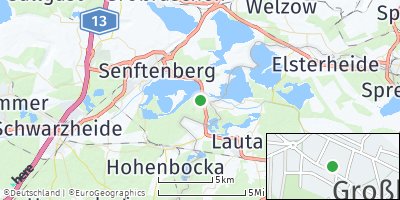 Google Map of Großkoschen