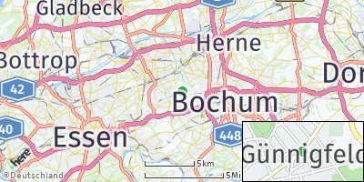 Google Map of Günnigfeld