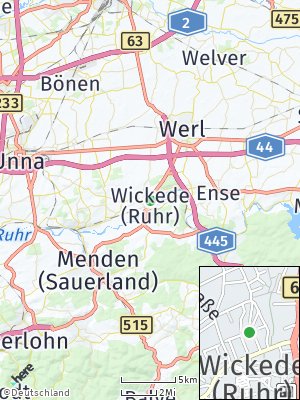Here Map of Wickede an der Ruhr