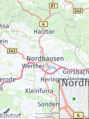 Here Map of Nordhausen