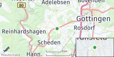 Google Map of Dransfeld