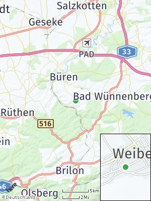 Here Map of Weiberg