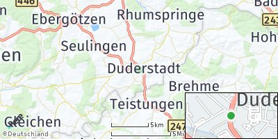 Google Map of Duderstadt