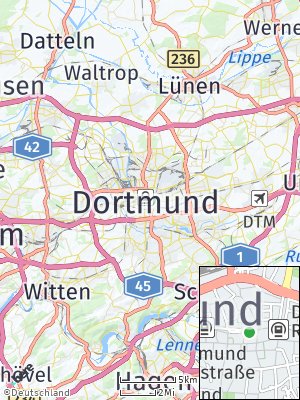 Here Map of Dortmund