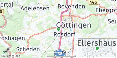Google Map of Groß Ellershausen