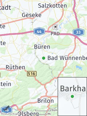 Here Map of Barkhausen