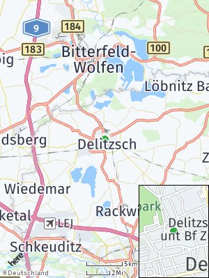 Here Map of Delitzsch