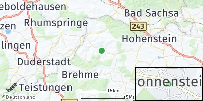 Google Map of Weißenborn-Lüderode