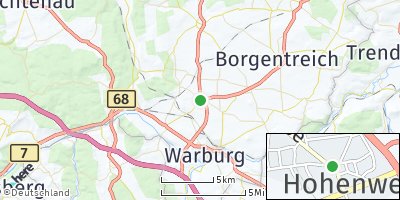 Google Map of Hohenwepel