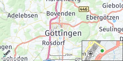 Google Map of Göttingen
