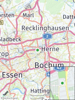 Here Map of Wanne
