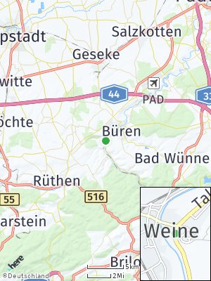 Here Map of Weine