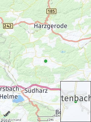 Here Map of Breitenbach bei Roßla