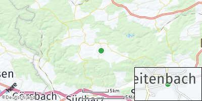 Google Map of Breitenbach bei Roßla