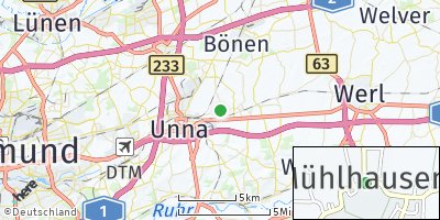 Google Map of Mühlhausen