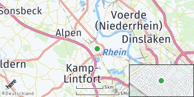 Google Map of Rheinberg