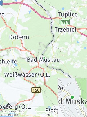 Here Map of Bad Muskau