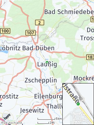 Here Map of Laußig