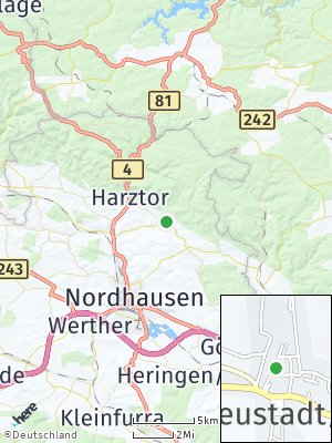 Here Map of Neustadt / Harz