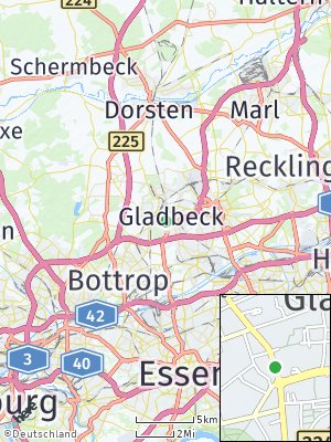 Here Map of Gladbeck