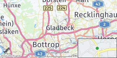 Google Map of Gladbeck