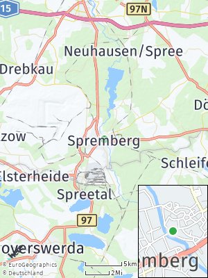 Here Map of Spremberg