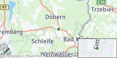 Google Map of Tschernitz