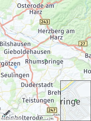 Here Map of Rhumspringe