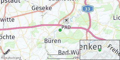 Google Map of Brenken