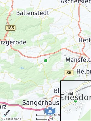 Here Map of Friesdorf bei Wippra
