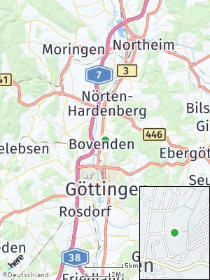 Here Map of Bovenden