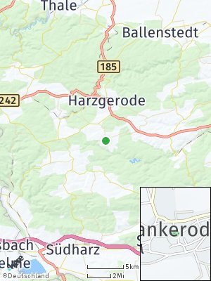 Here Map of Dankerode bei Quedlinburg