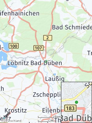Here Map of Bad Düben