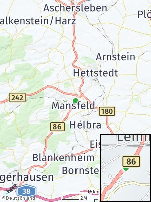 Here Map of Mansfeld