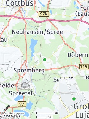 Here Map of Groß Luja