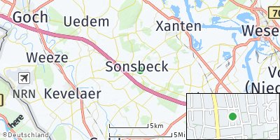 Google Map of Sonsbeck