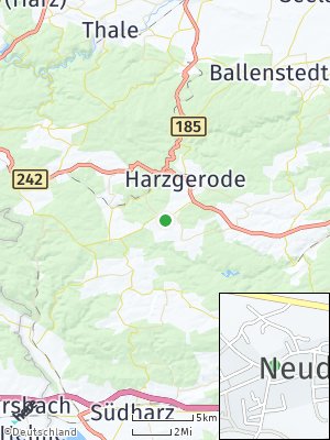 Here Map of Neudorf bei Quedlinburg