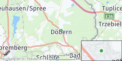 Google Map of Döbern