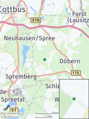 Here Map of Hornow-Wadelsdorf