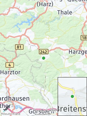 Here Map of Breitenstein bei Roßla