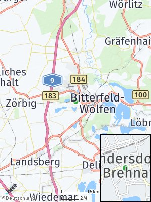 Here Map of Sandersdorf