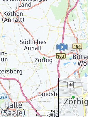 Here Map of Zörbig