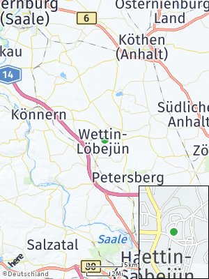 Here Map of Löbejün