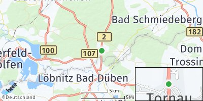 Google Map of Tornau vor der Heide