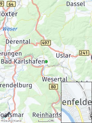 Here Map of Bodenfelde