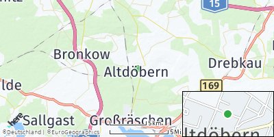 Google Map of Altdöbern